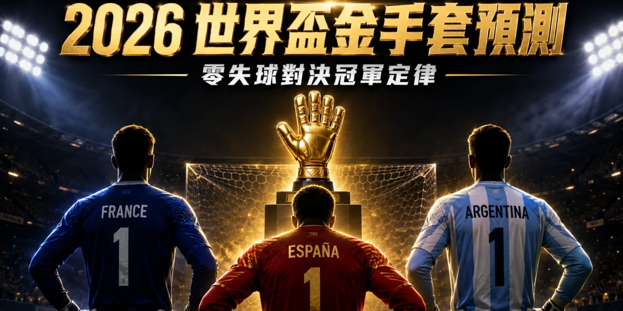 2026世界盃金手套預測:金手套熱門人選與撲救數據整理
